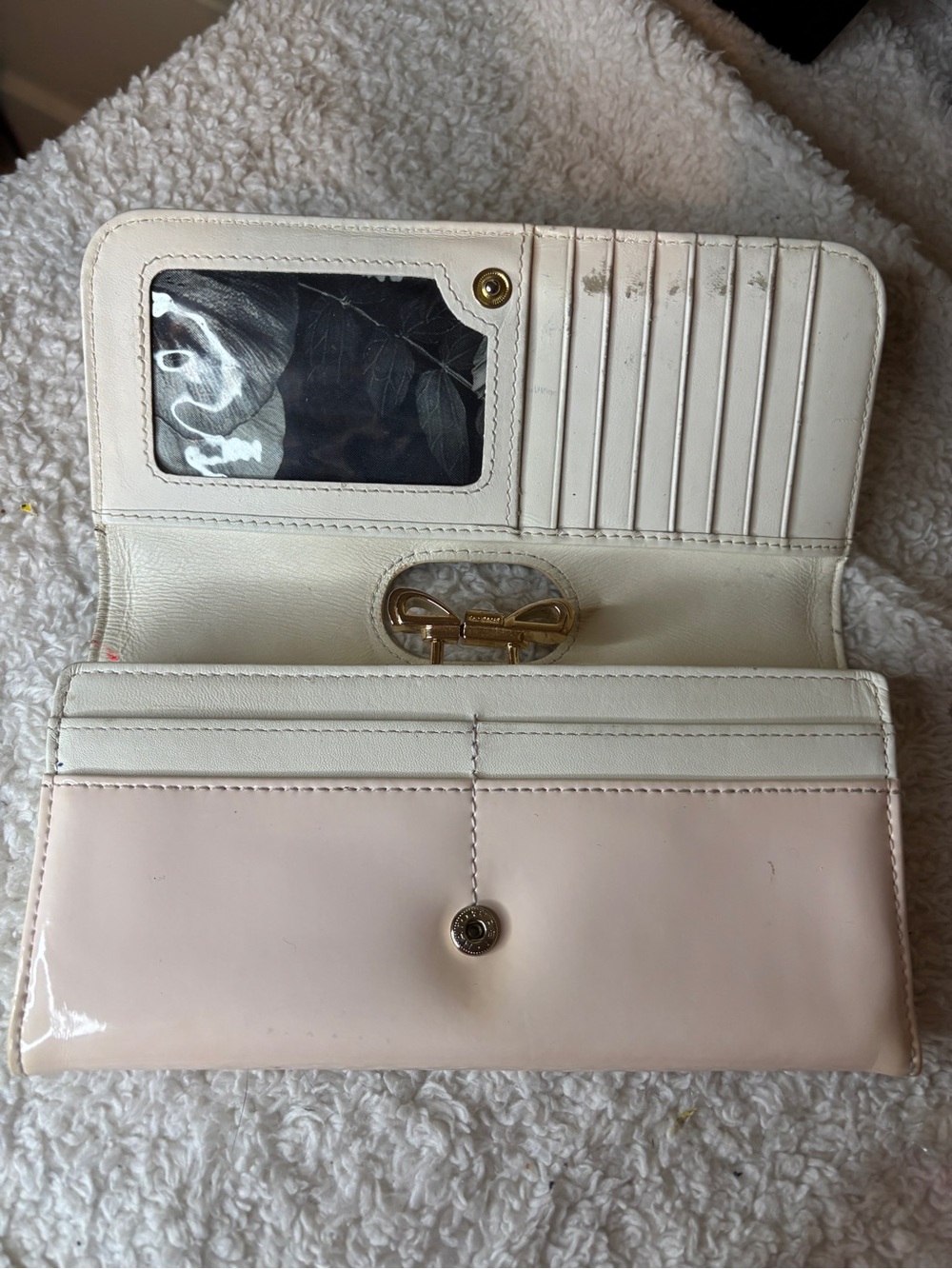 Ted Baker London Leather Wallet Multi color in EUC With Gold Hardware - Picture 5 of 13